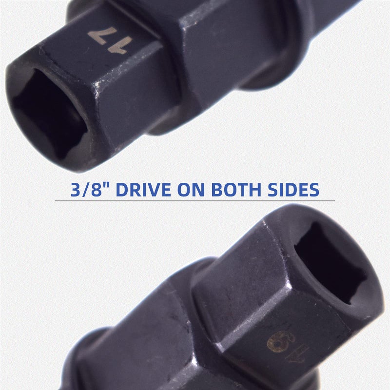 Alltooetools Motorcycle Front Rear Wheel Axle Hex Spindle Driver Socket Tool 17/19/22/24mm - Image 3